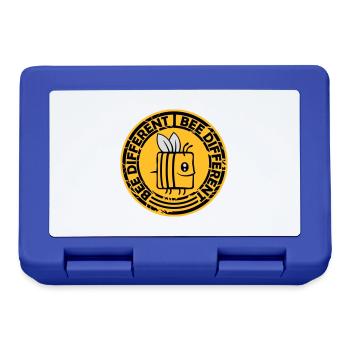 bee different saying quote - Lunchbox - royal blue - Front