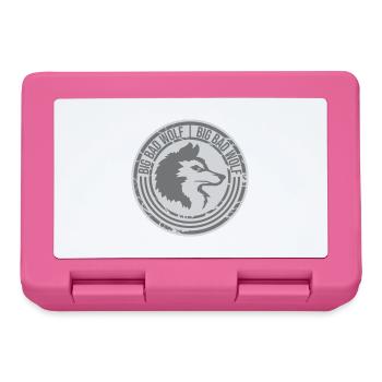 big bad wolf Zitat - Brotdose - Pink - Vorne