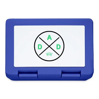 Dad King - Brotdose - Royalblau - Vorne