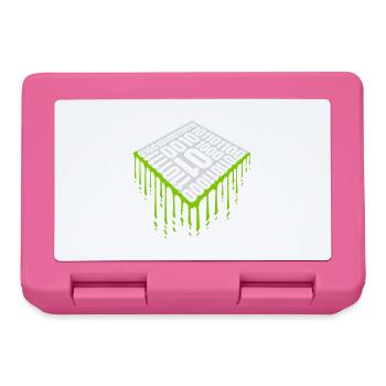 Binary Code Program Language - Lunchbox - pink - Front