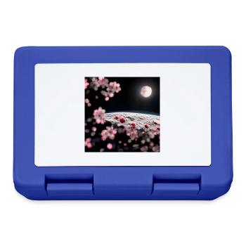 Cherry Tree on the Moon - Brotdose - Royalblau - Vorne