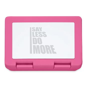 say less do more - Lunchbox - pink - Front