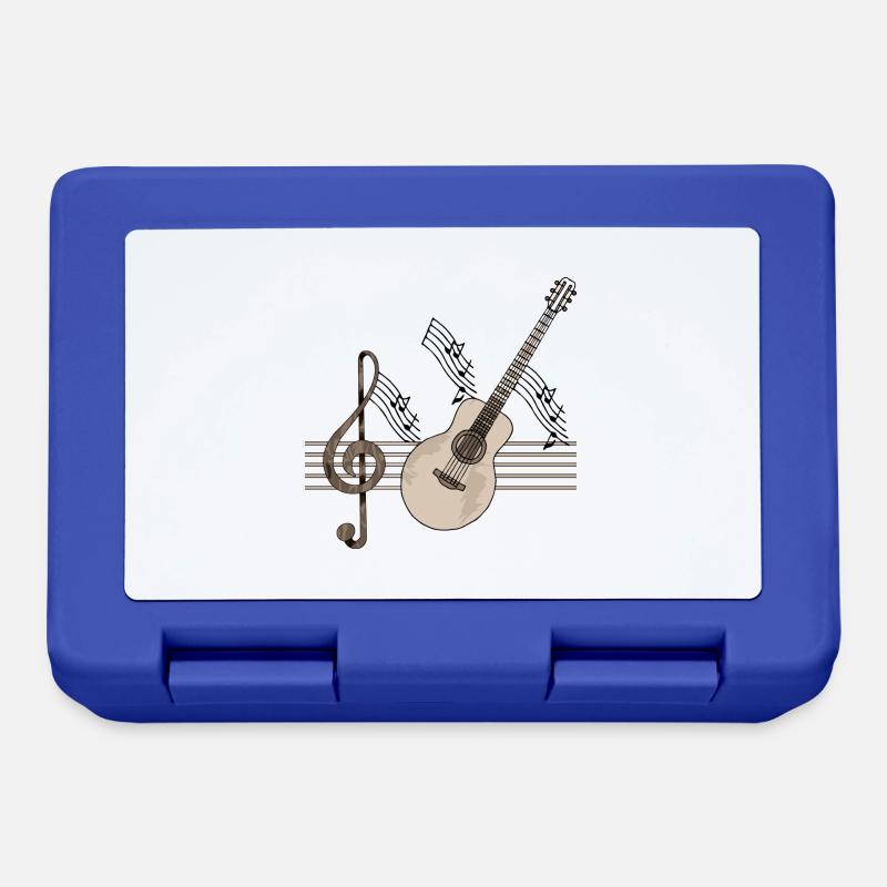Guitare - Boîte à goûter - bleu royal