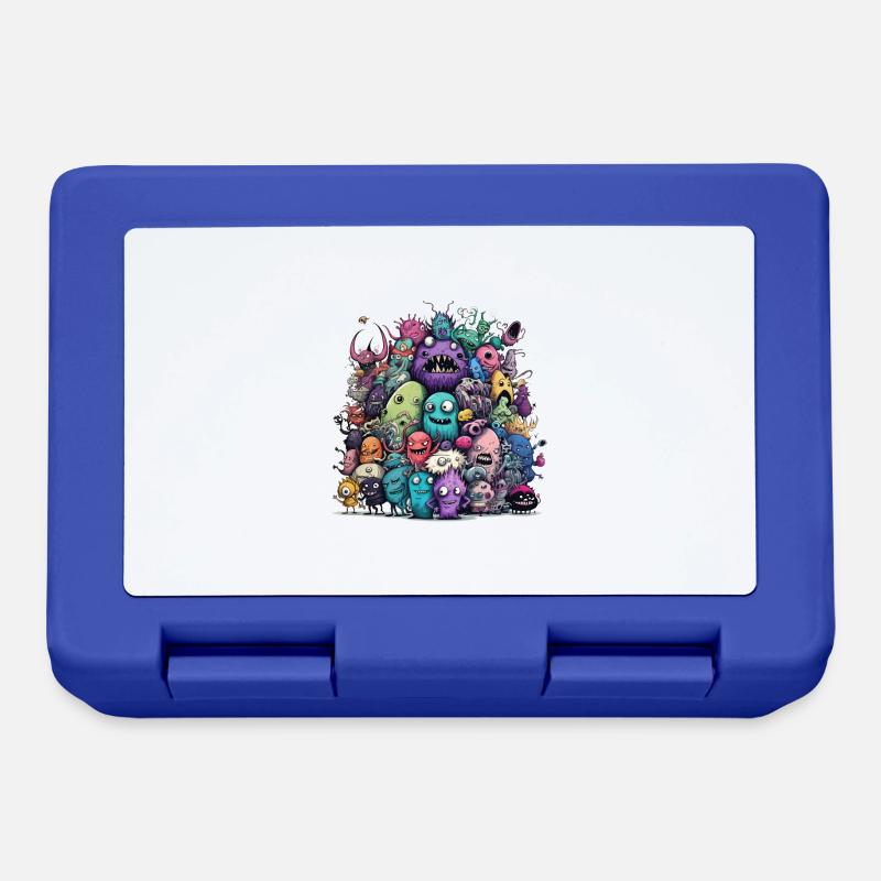 Doodle Style - Boîte à goûter - bleu royal