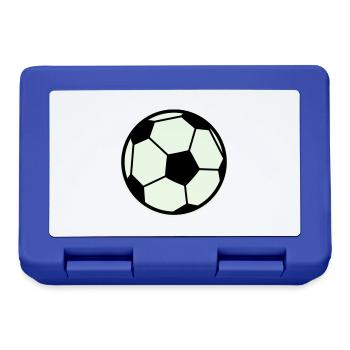 football - Boîte à goûter - bleu royal - Devant