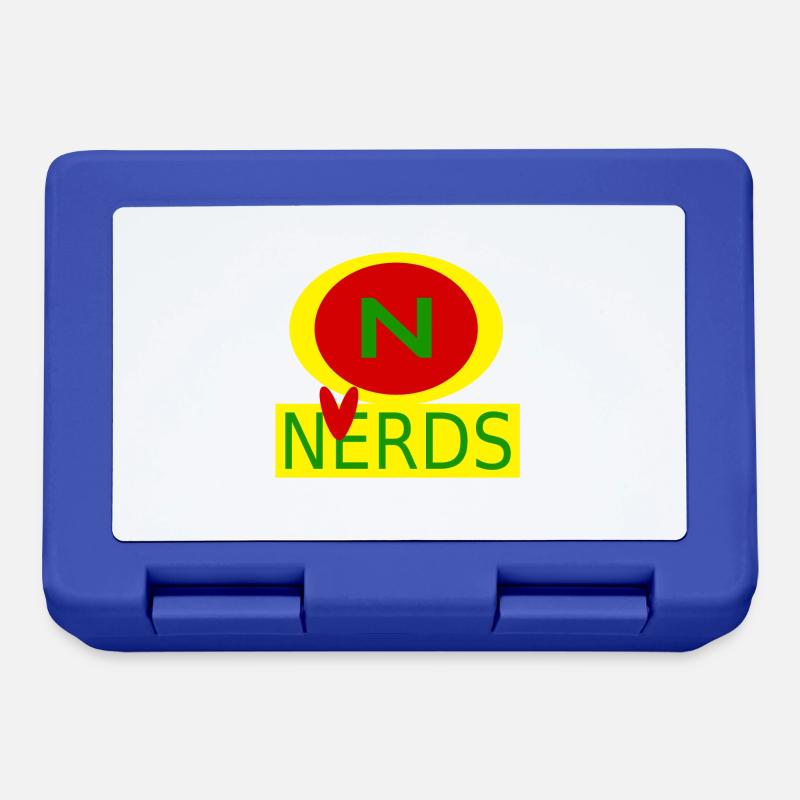 Nerds de l’amour - Boîte à goûter - bleu royal