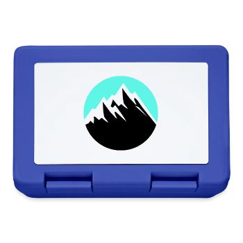Mountains - Lunchbox - royal blue - Front