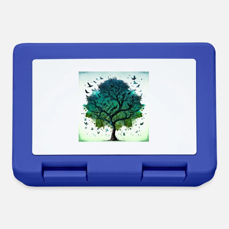 Zen-Baum Nr. 2 - Brotdose - Royalblau