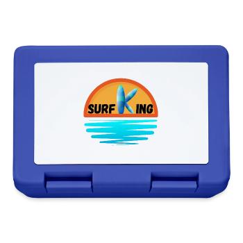 Roi du surf - Boîte à goûter - bleu royal - Devant