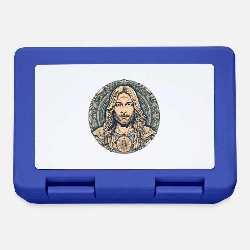 Jésus-Christ #04 - Boîte à goûter - bleu royal