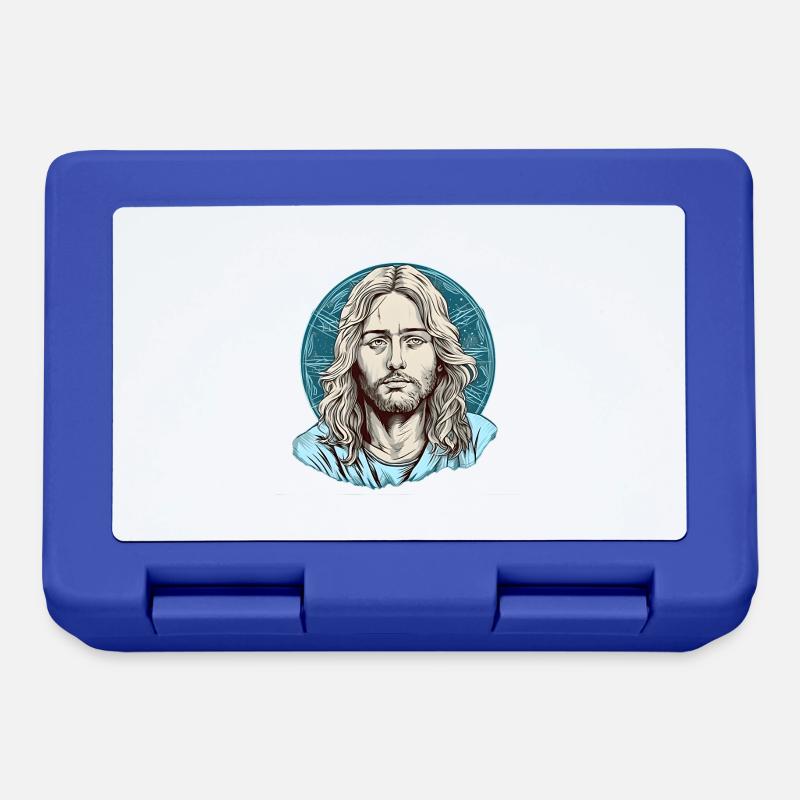 Jésus-Christ #06 - Boîte à goûter - bleu royal
