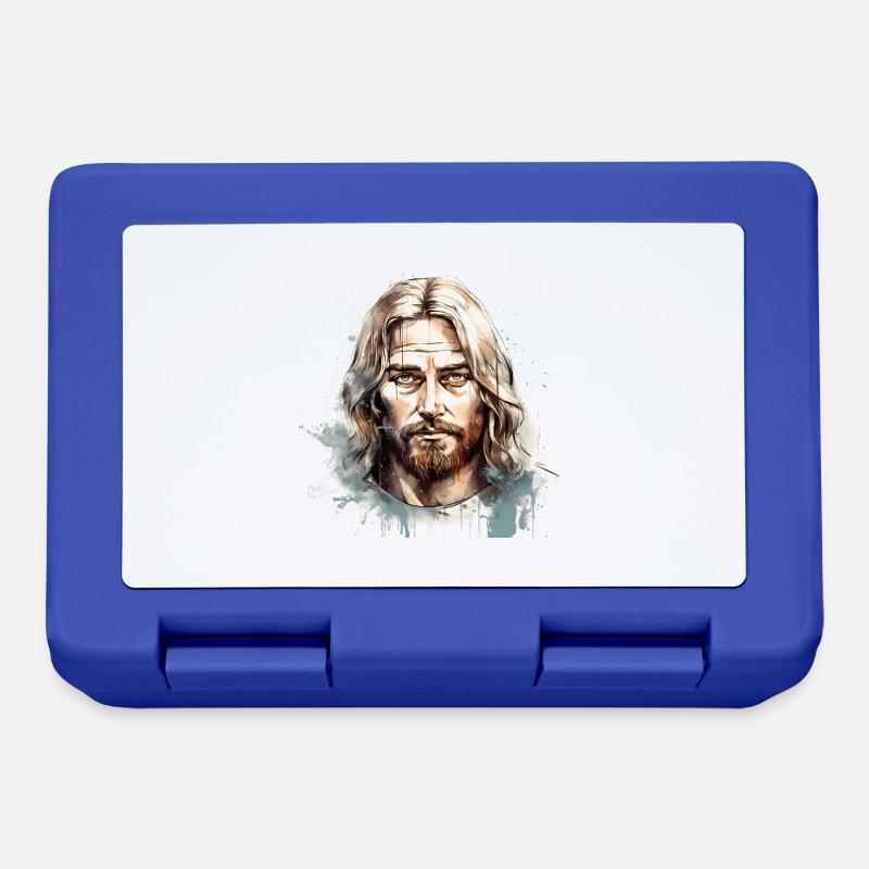 Jésus-Christ #07 - Boîte à goûter - bleu royal