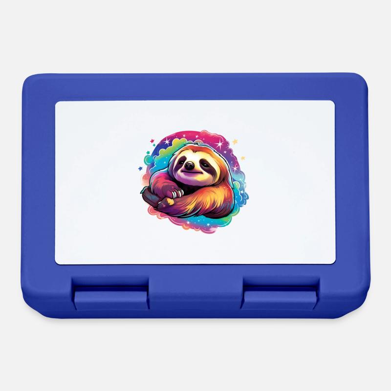 Sloth - Lunchbox - royal blue
