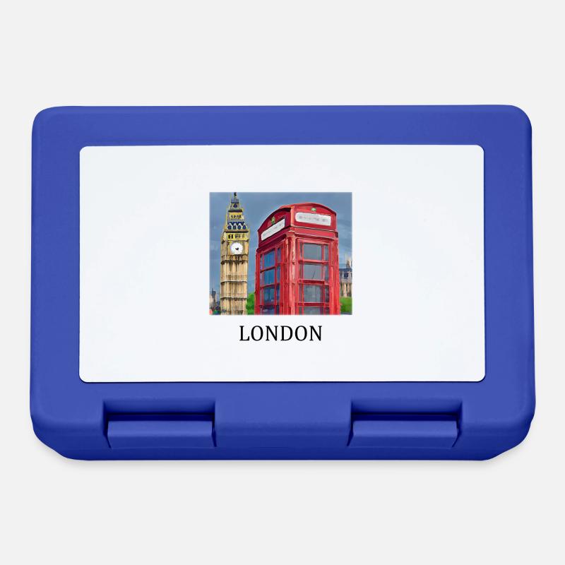 Big Ben de Londres - Boîte à goûter - bleu royal
