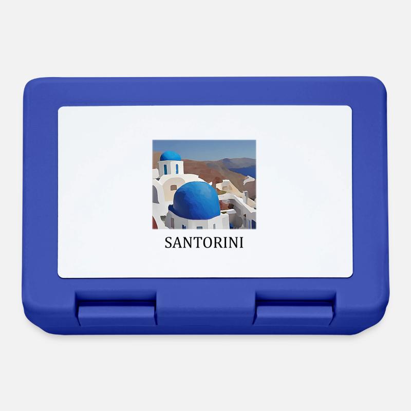 Santorin - Boîte à goûter - bleu royal