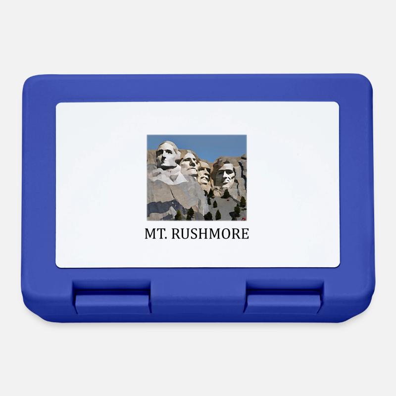 Mount Rushmore - Brotdose - Royalblau
