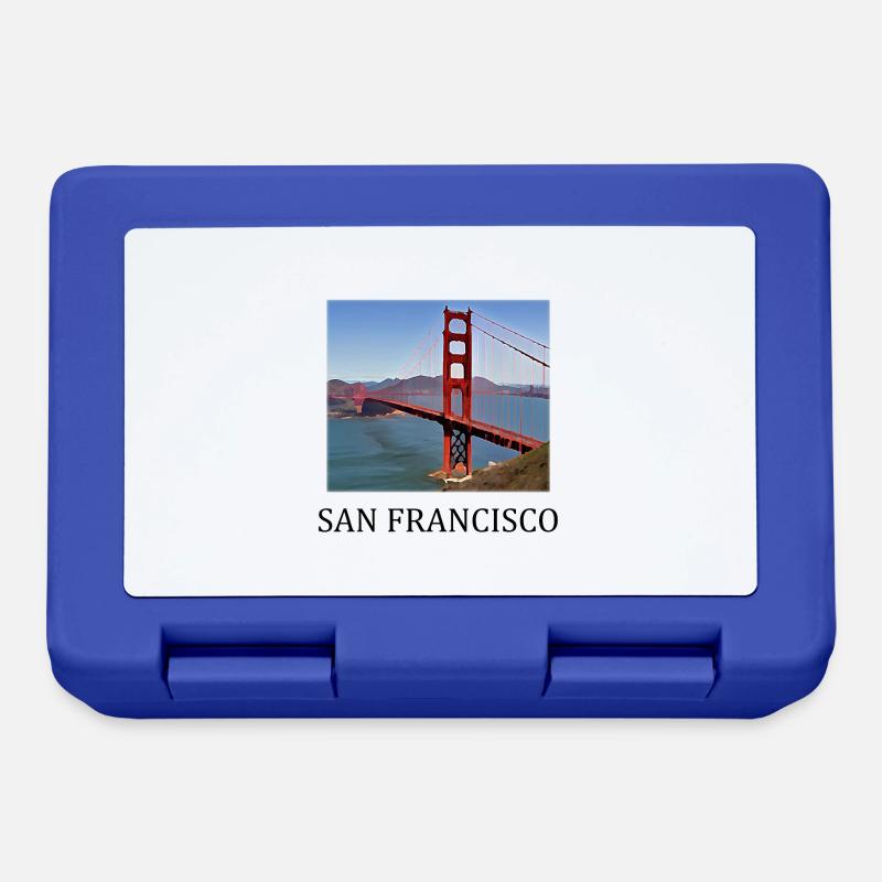 San Francisco - Boîte à goûter - bleu royal