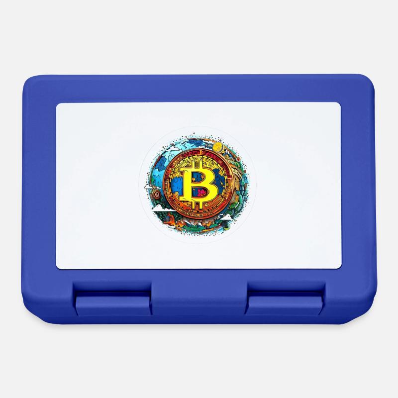 Bitcoin Nature - Boîte à goûter - bleu royal