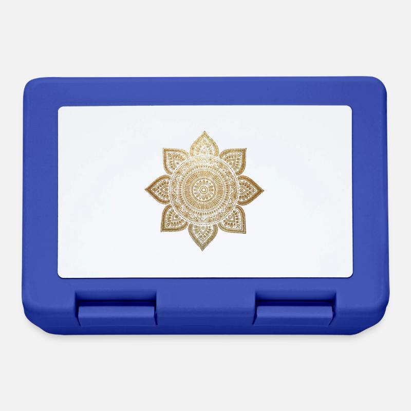 Mandala Gliter - Boîte à goûter - bleu royal