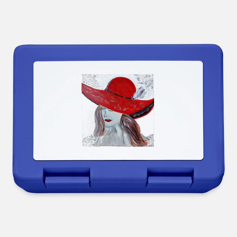 "Glamorous" Acrylic Paint by Melanie Eckenbrecht - Lunchbox - royal blue