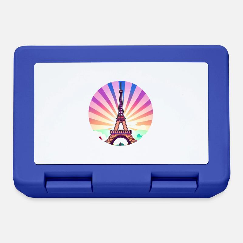 Tour Eiffel - Boîte à goûter - bleu royal