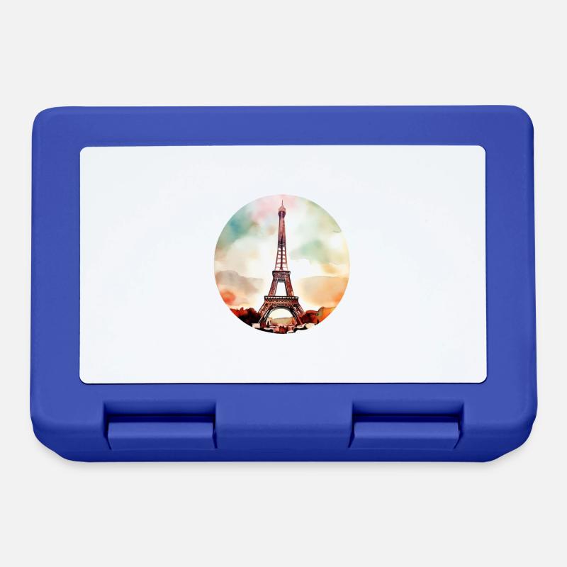 Tour Eiffel - Boîte à goûter - bleu royal