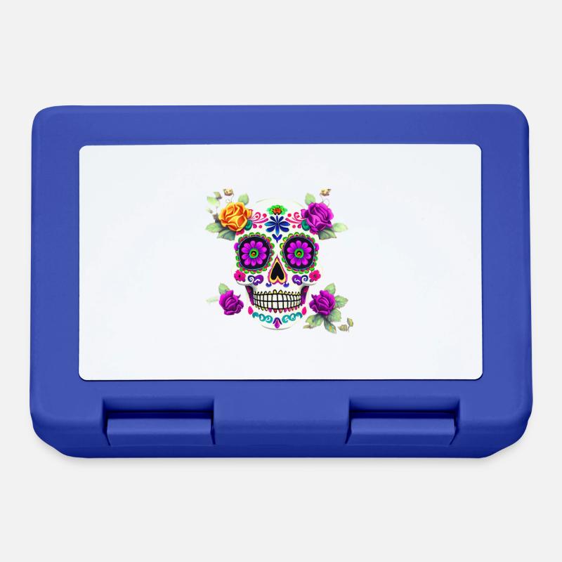 Dia de los Muertos - Boîte à goûter - bleu royal