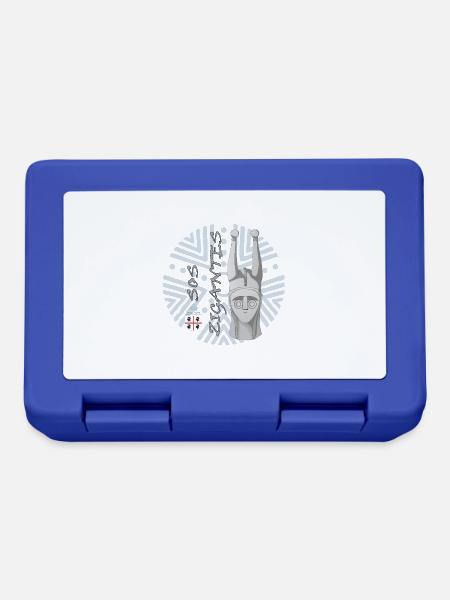Riesiges Sardinien von Mont'e Prama - Brotdose - Royalblau