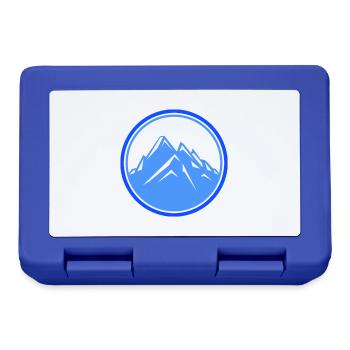 berge - Brotdose - Royalblau - Vorne