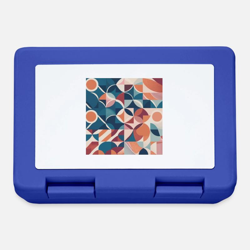 Traditional patterns - Lunchbox - royal blue