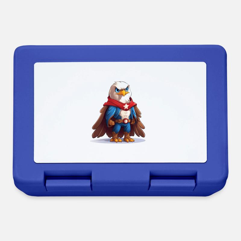 Aigle américain - Boîte à goûter - bleu royal