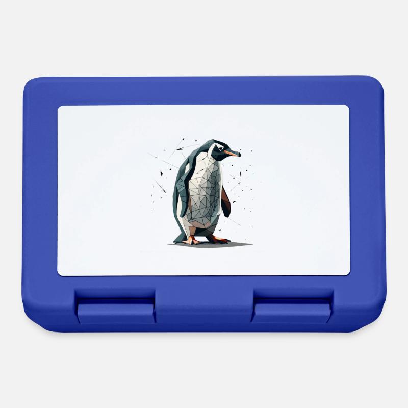 Pingouin - Boîte à goûter - bleu royal