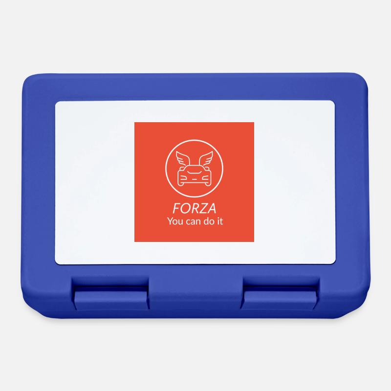 You can do it - Lunchbox - royal blue
