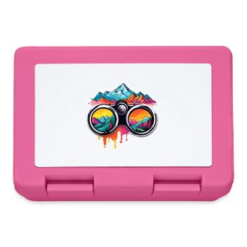 Binoculars / Observation / Observation / Adventure - Lunchbox - pink - Front