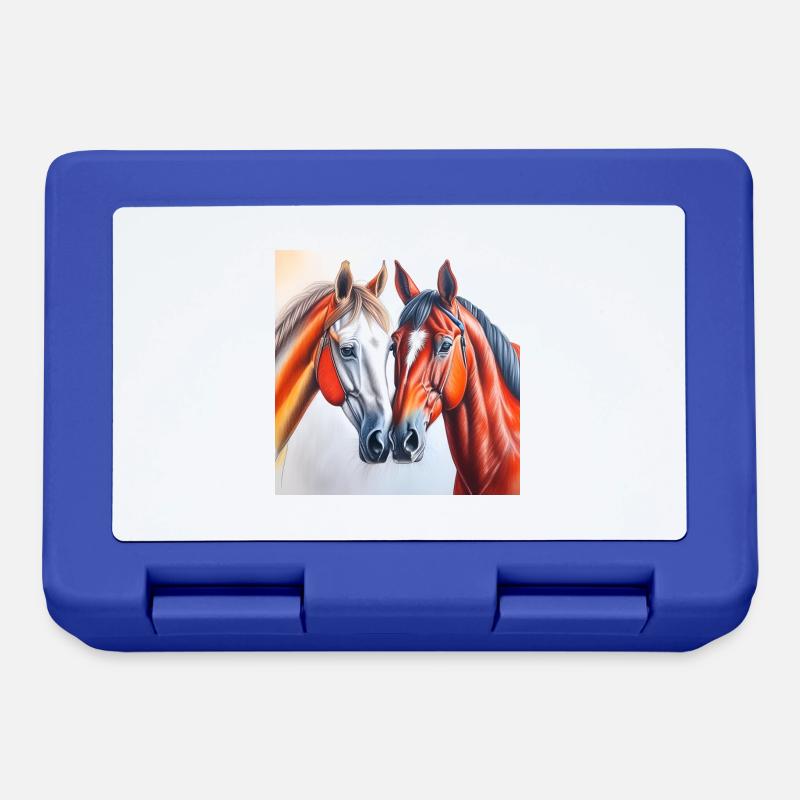 Horse's head#Horses - Lunchbox - royal blue