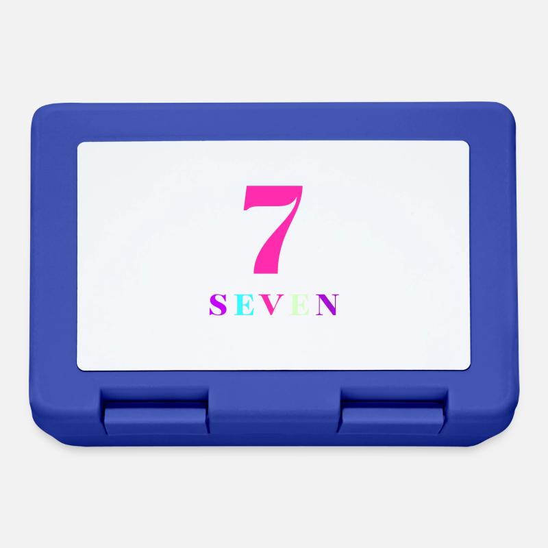 Seventh-7th Anniversary - Lunchbox - royal blue