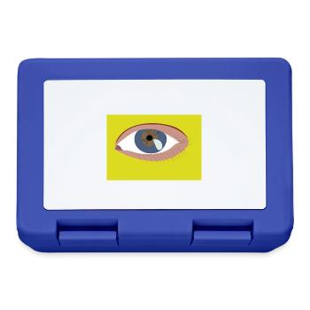Auge - Brotdose - Royalblau - Vorne