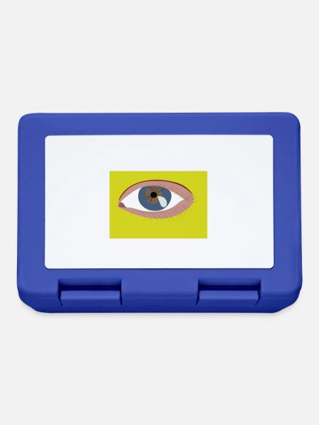 Oeil - Boîte à goûter - bleu royal