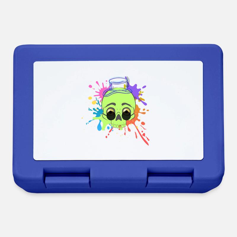 Splash Skull - Lunchbox - royal blue