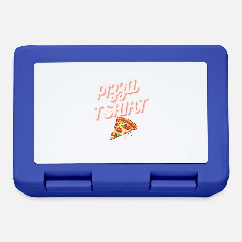 pizza tshirt - Brotdose - Royalblau