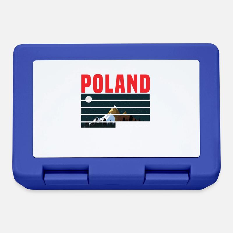 Pologne Varsovie - Boîte à goûter - bleu royal