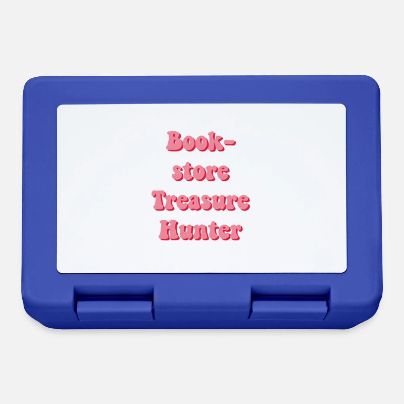 Libraire chasseur de trésors - Boîte à goûter - bleu royal