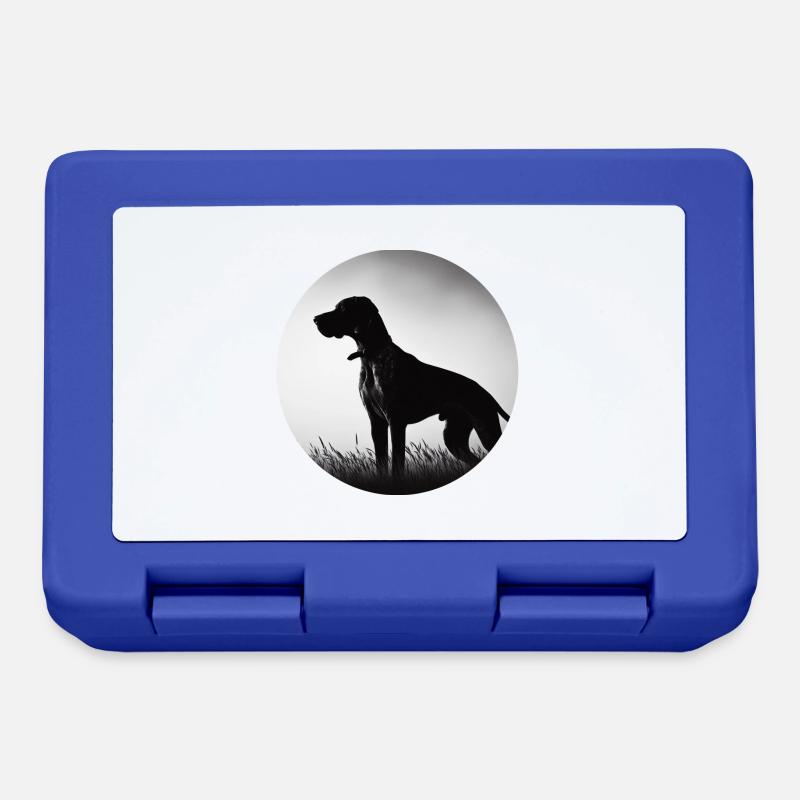 German shorthaired pointer - Lunchbox - royal blue