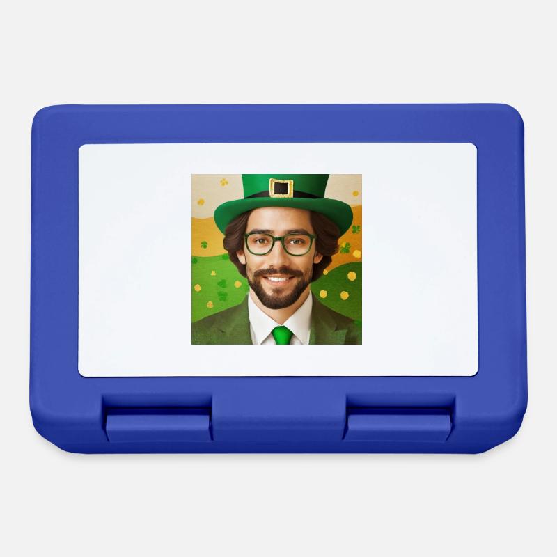 saint patrick - Boîte à goûter - bleu royal
