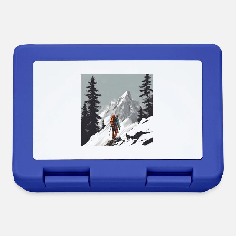 Alpinisme - Boîte à goûter - bleu royal