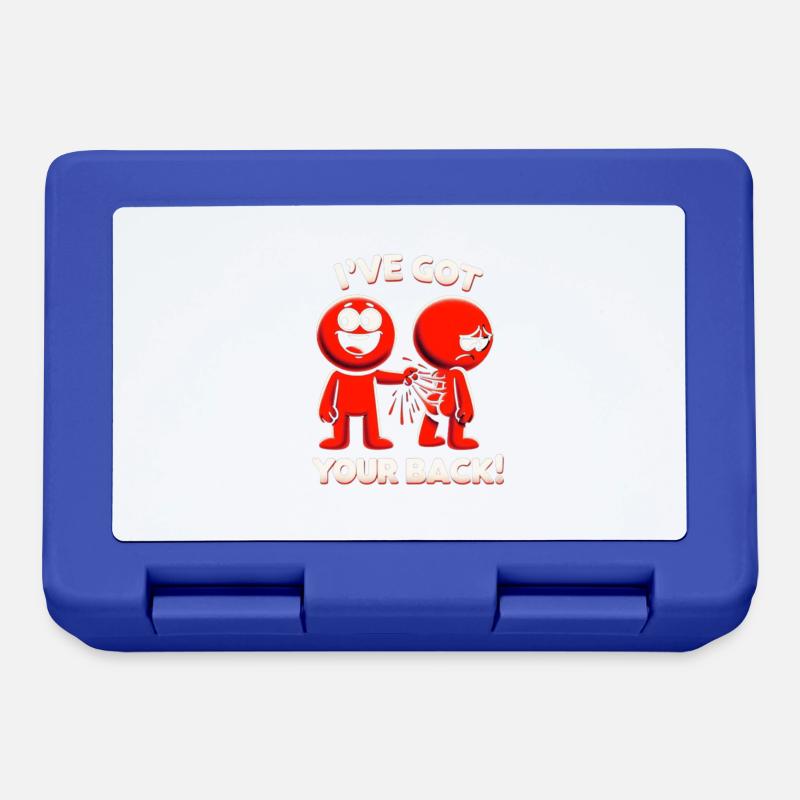 I support you! - Lunchbox - royal blue