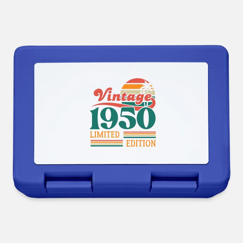 Vintage 1950 édition limitée - Boîte à goûter - bleu royal