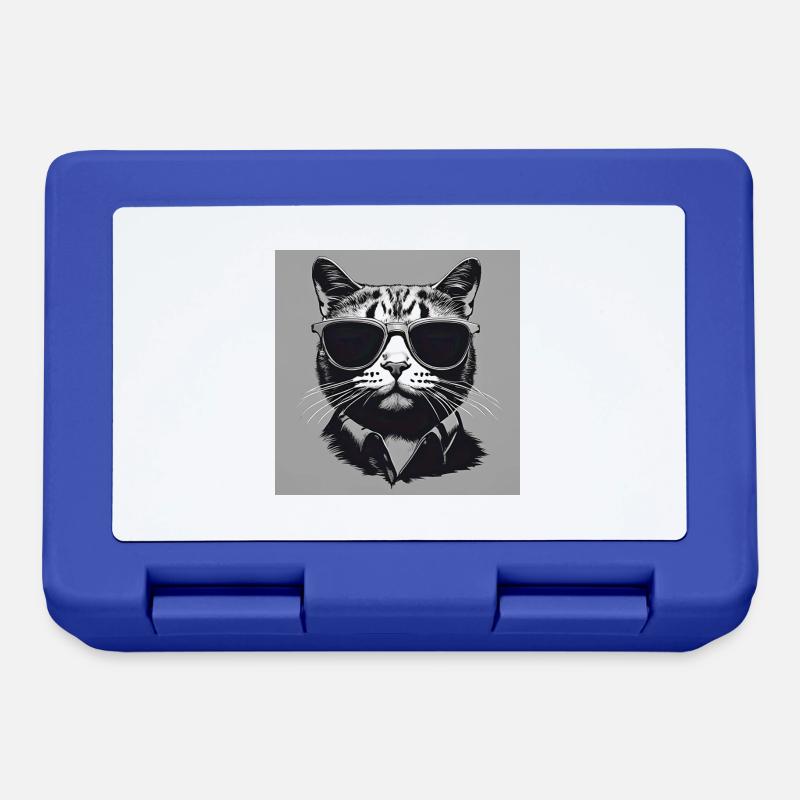 Cool Cat#2 - Brotdose - Royalblau
