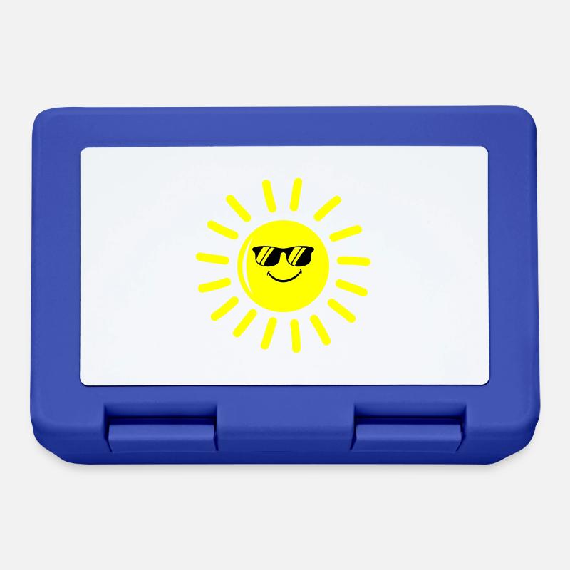 sonne cool - Brotdose - Royalblau