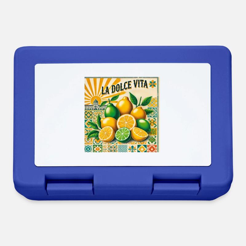 La Dolce Vita - Boîte à goûter - bleu royal